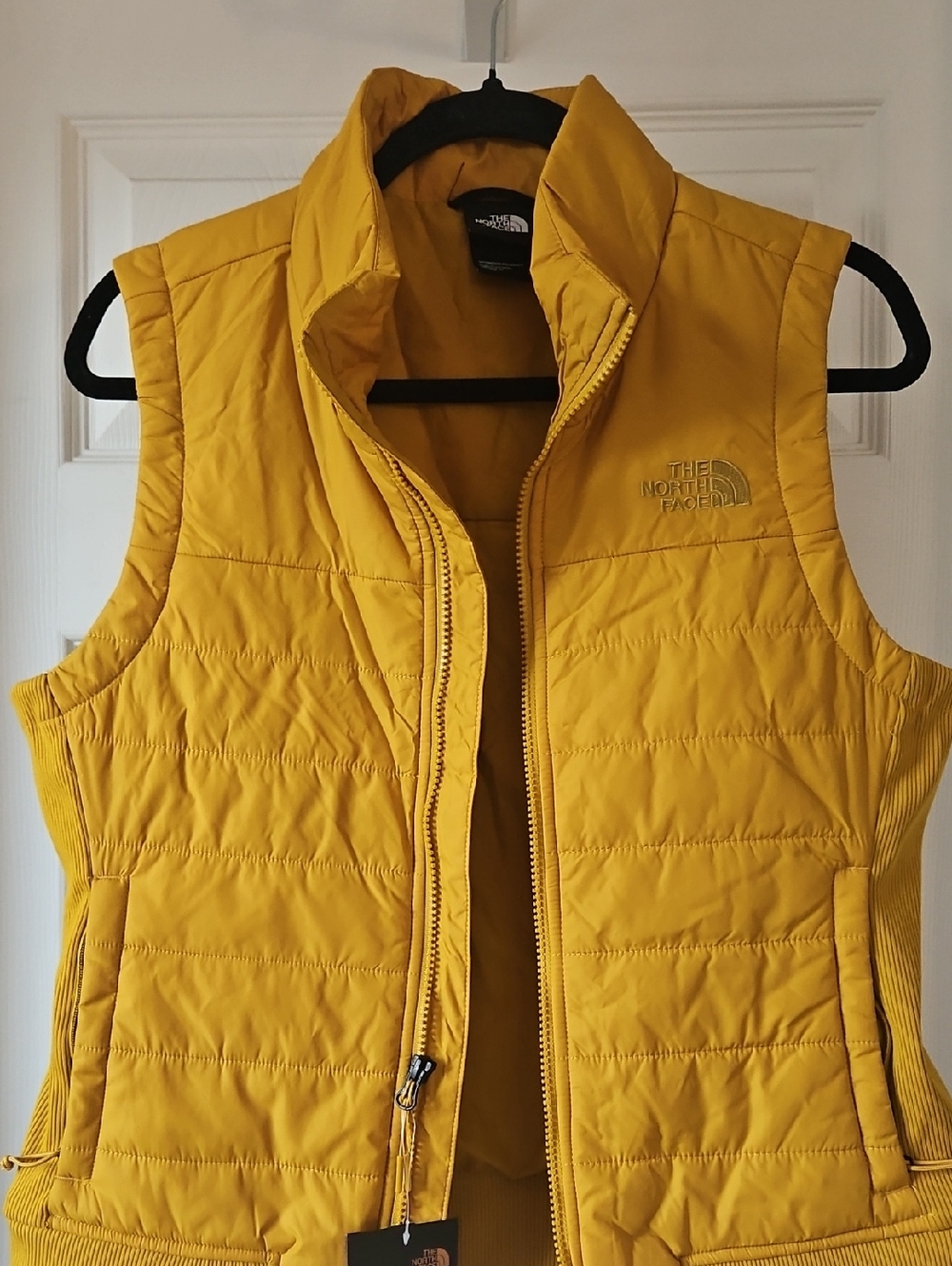 The North Face Women's Mustard Yellow Quilted Vest